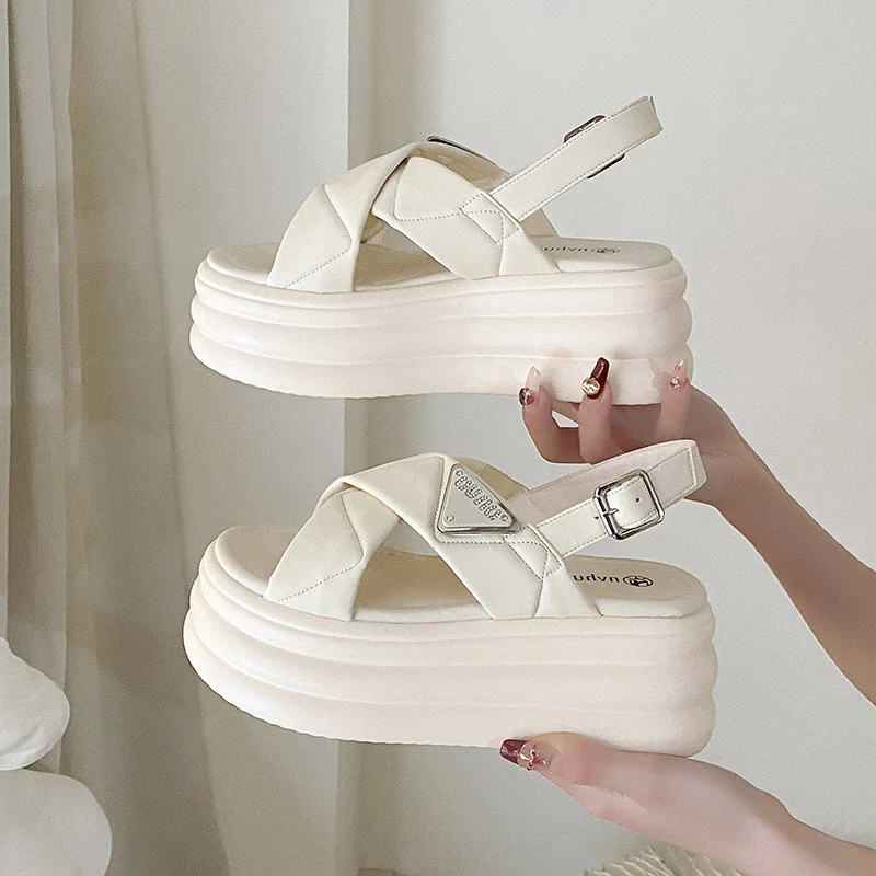 GleeGlide Platform Sandals - Image 4