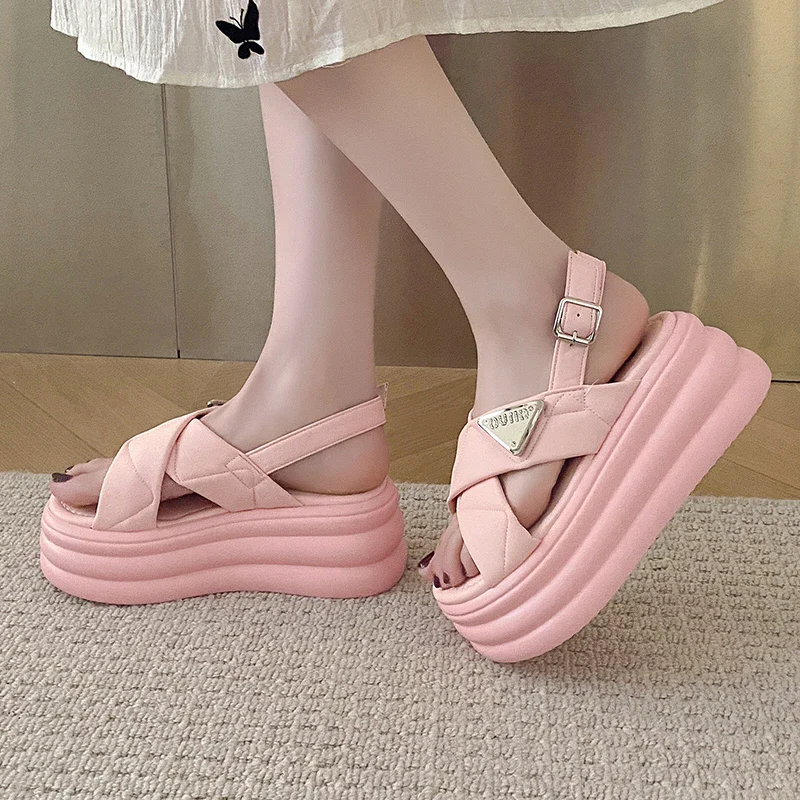 GleeGlide Platform Sandals - Image 5