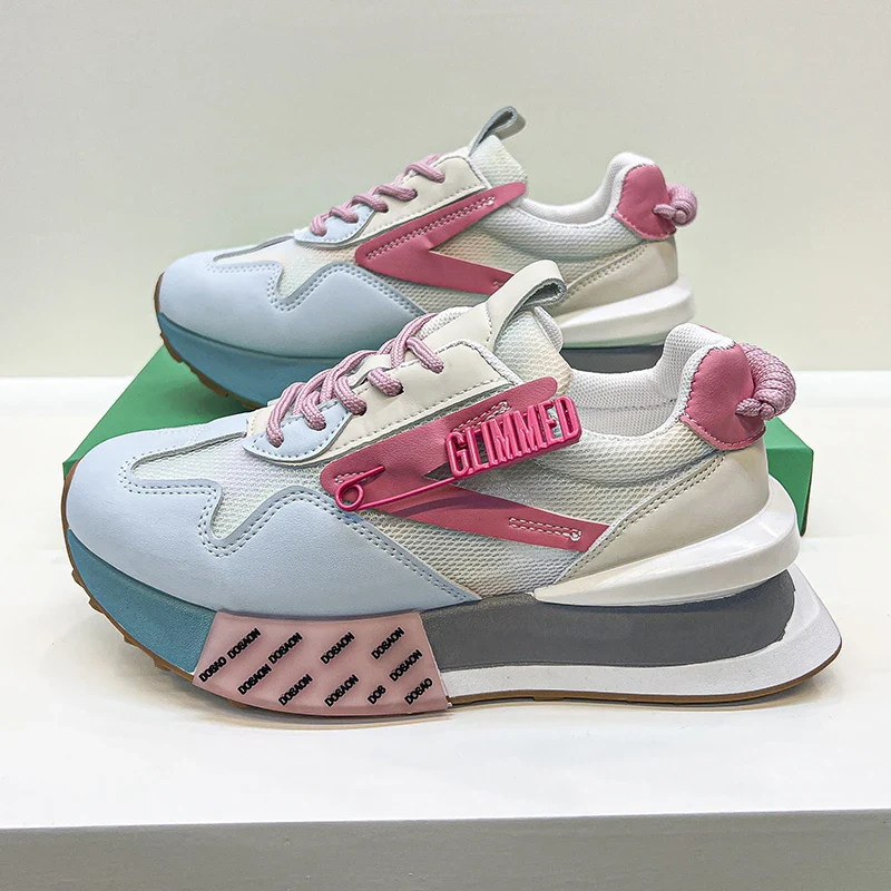 Glimmed Path Platform Sneakers - Image 5