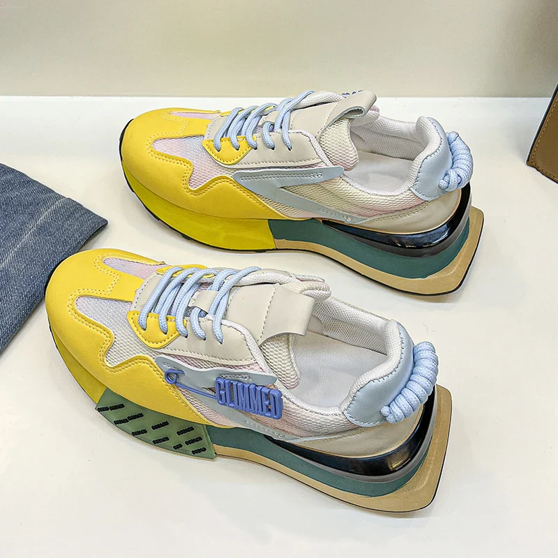 Glimmed Path Platform Sneakers - Image 6