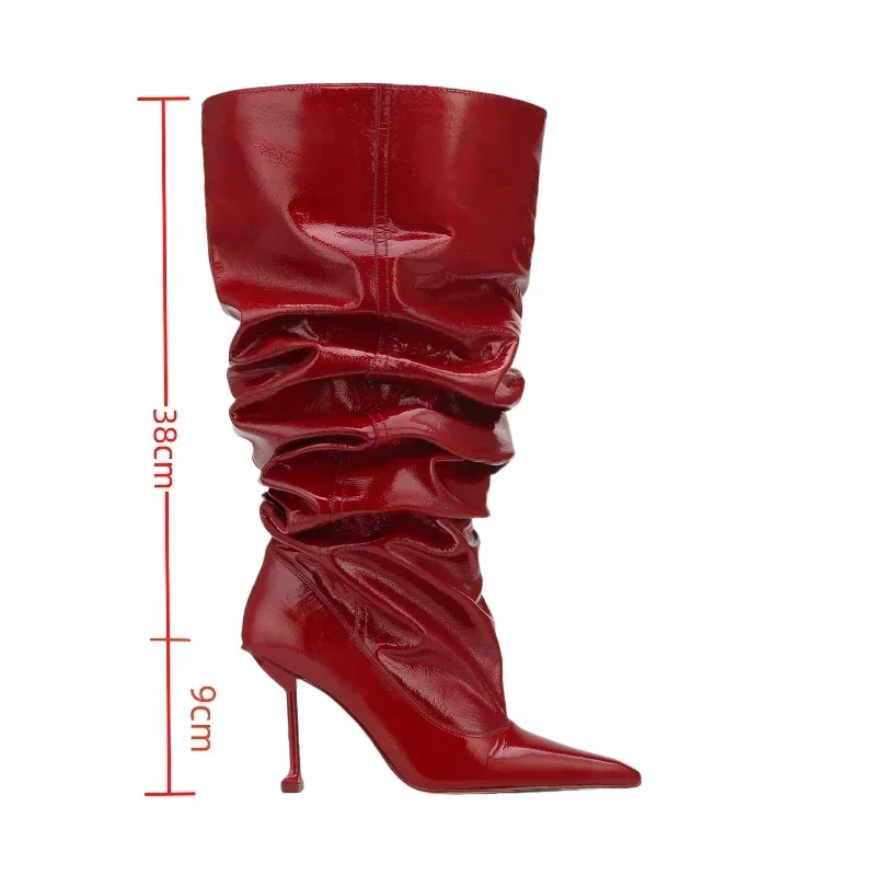 GlossAura High-Heeled Boots - Image 4