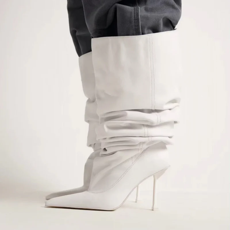 GlossAura High-Heeled Boots - Image 7