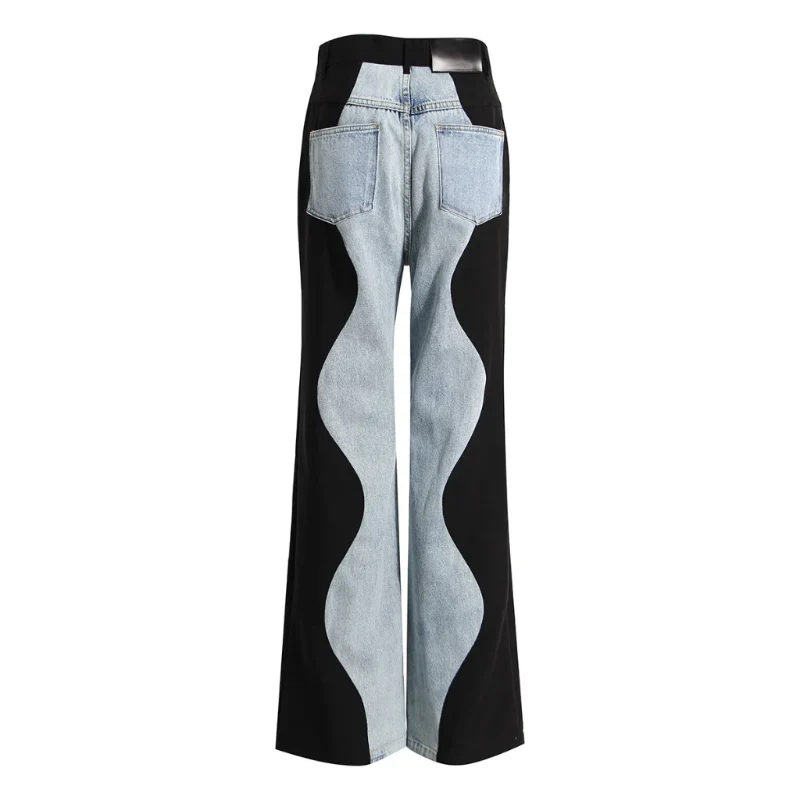 High Street Mosaic Baggy Jeans - Image 2
