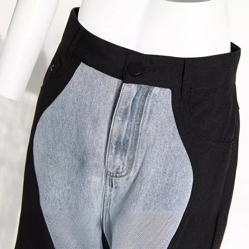 High Street Mosaic Baggy Jeans - Image 3