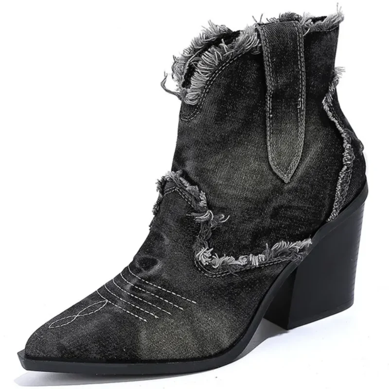 Indigo Wrangler Boots - Image 2
