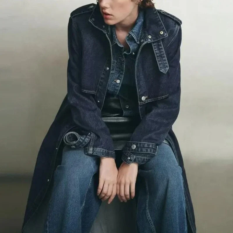 Inverse Denim Trench - Image 5