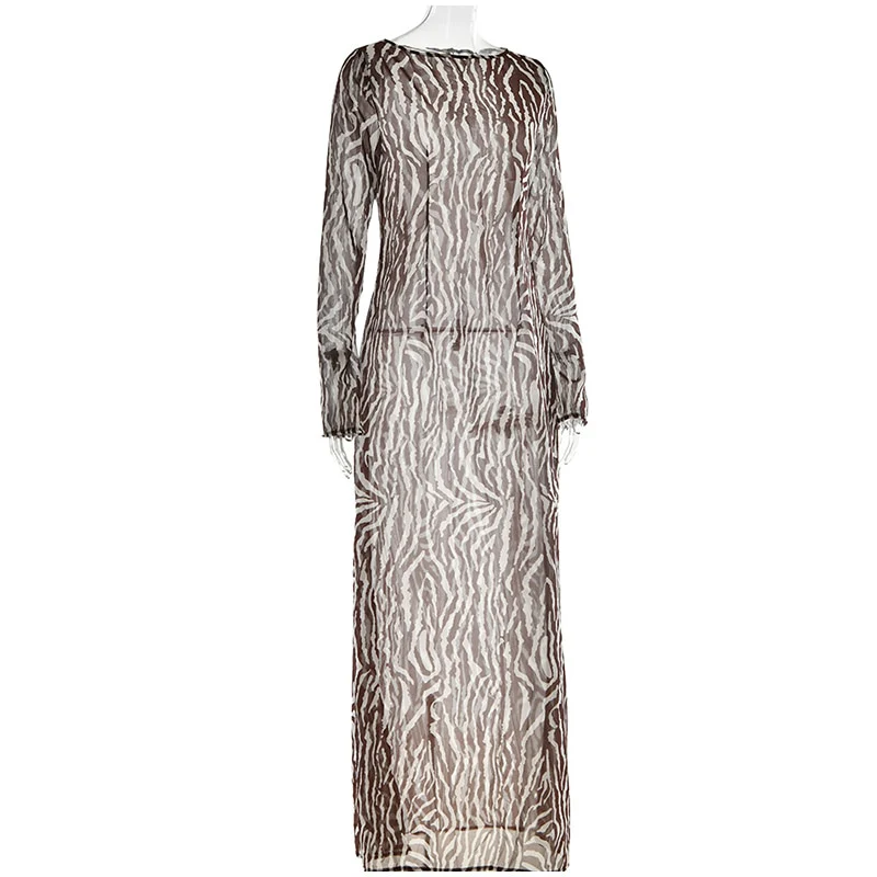 Izzy Zebra Print Dress - Image 2
