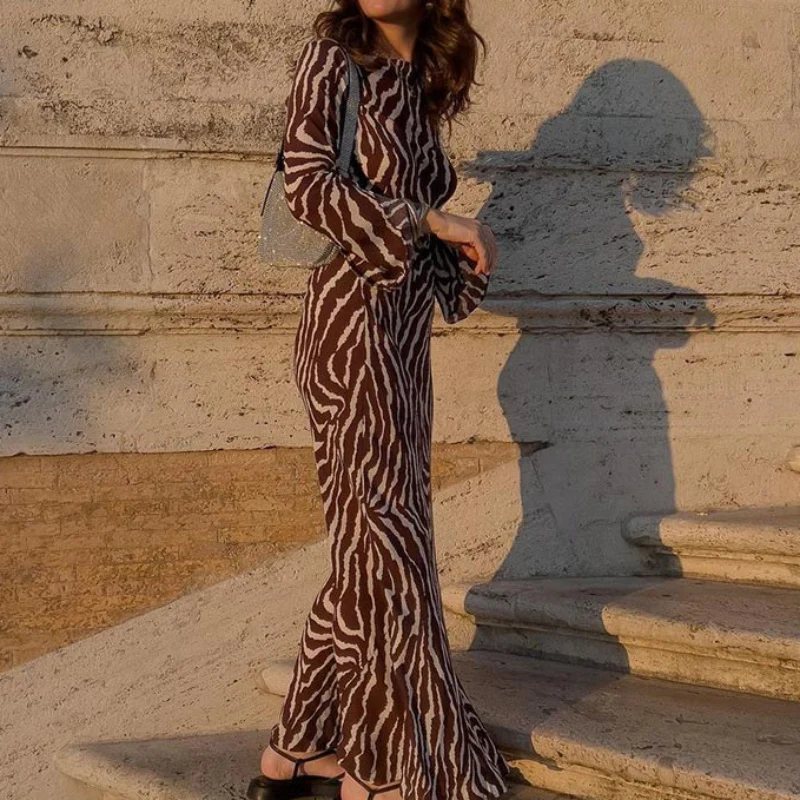 Izzy Zebra Print Dress - Image 3