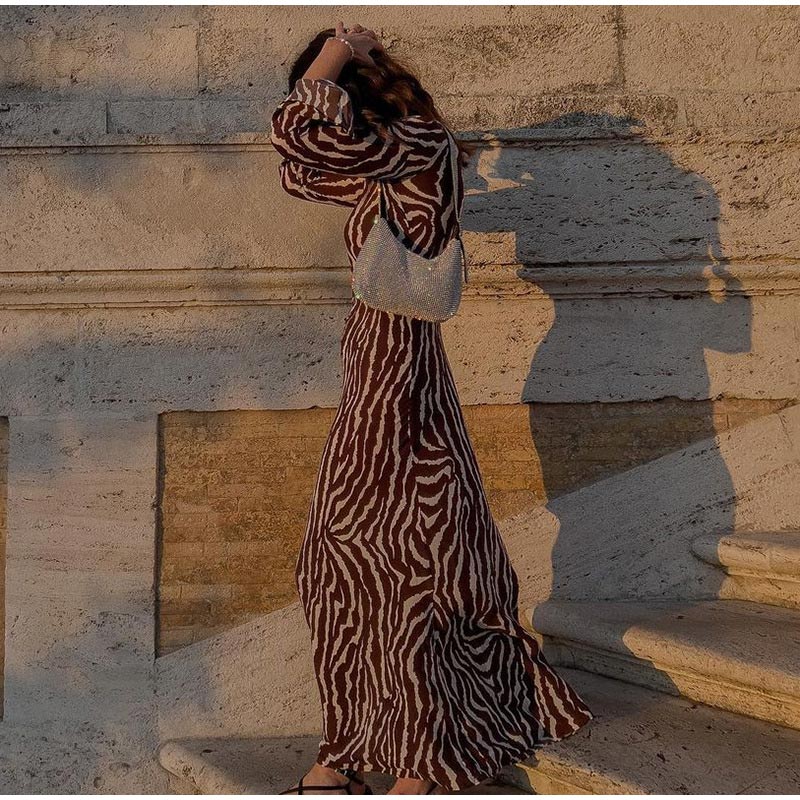 Izzy Zebra Print Dress - Image 4