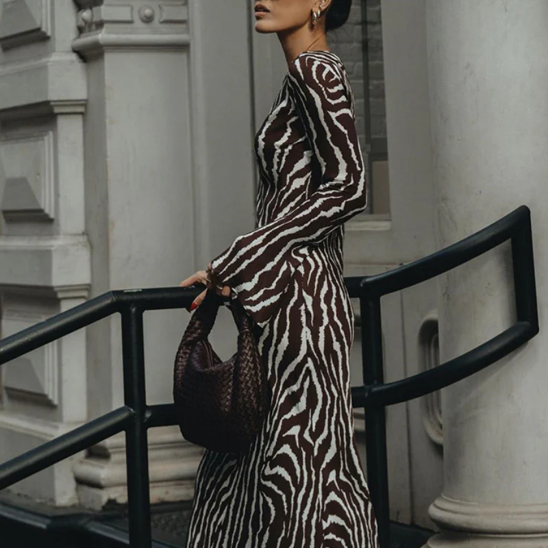 Izzy Zebra Print Dress - Image 6