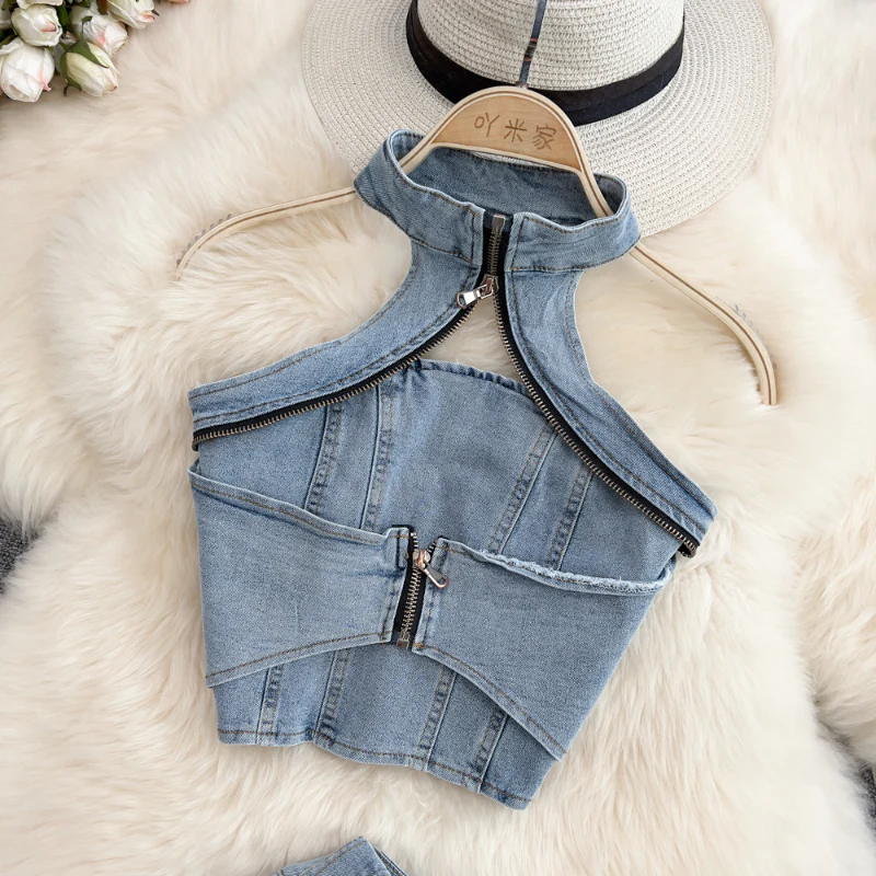 Kimmie Denim Sexy Set - Image 2