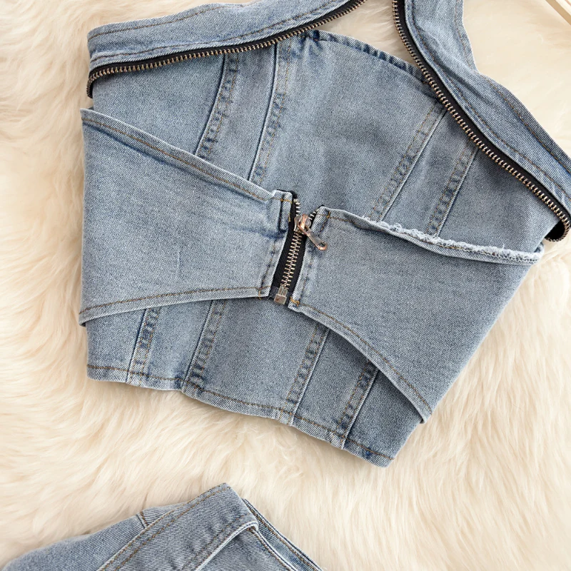 Kimmie Denim Sexy Set - Image 4