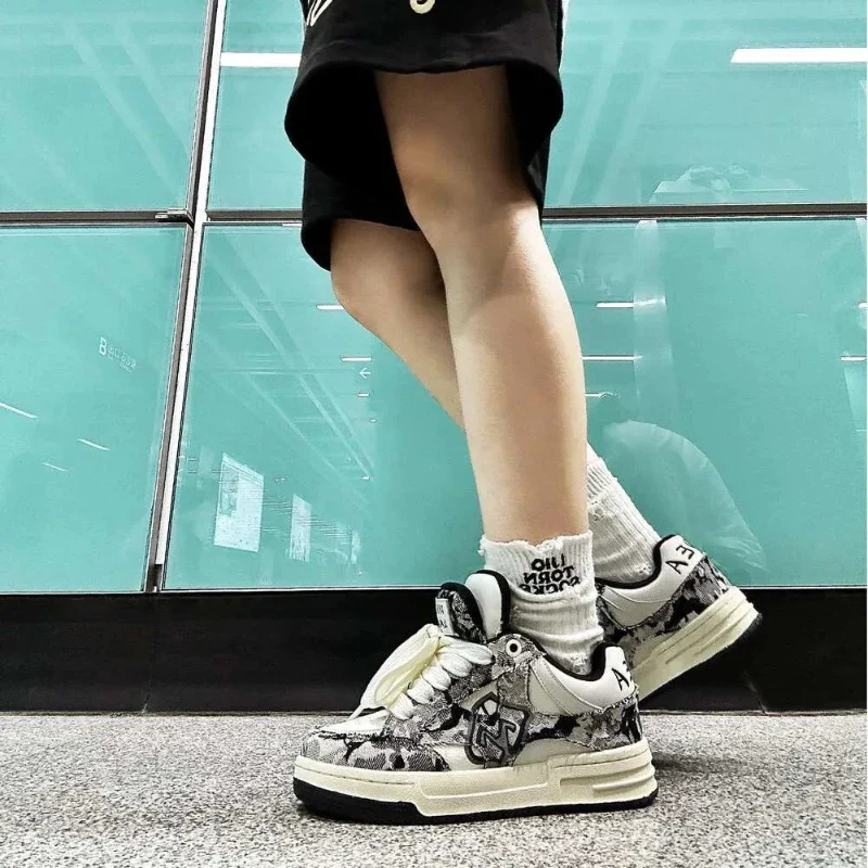 Lace & Lift Platform Sneakers - Image 5