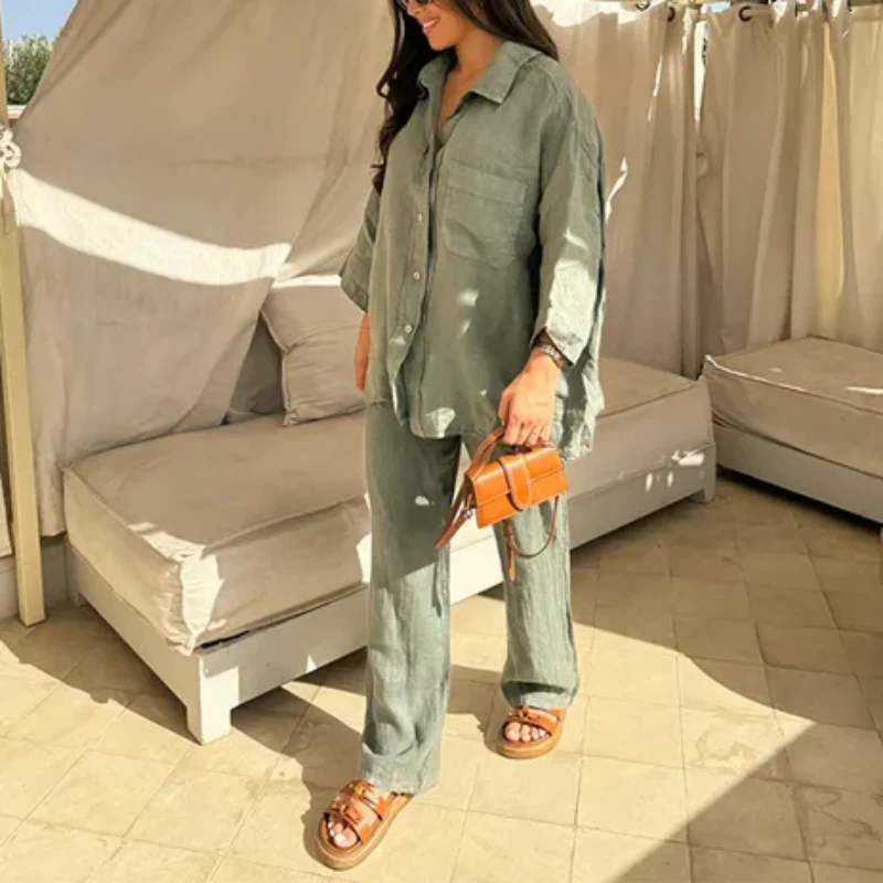 Leisure Linen Suit - Image 5