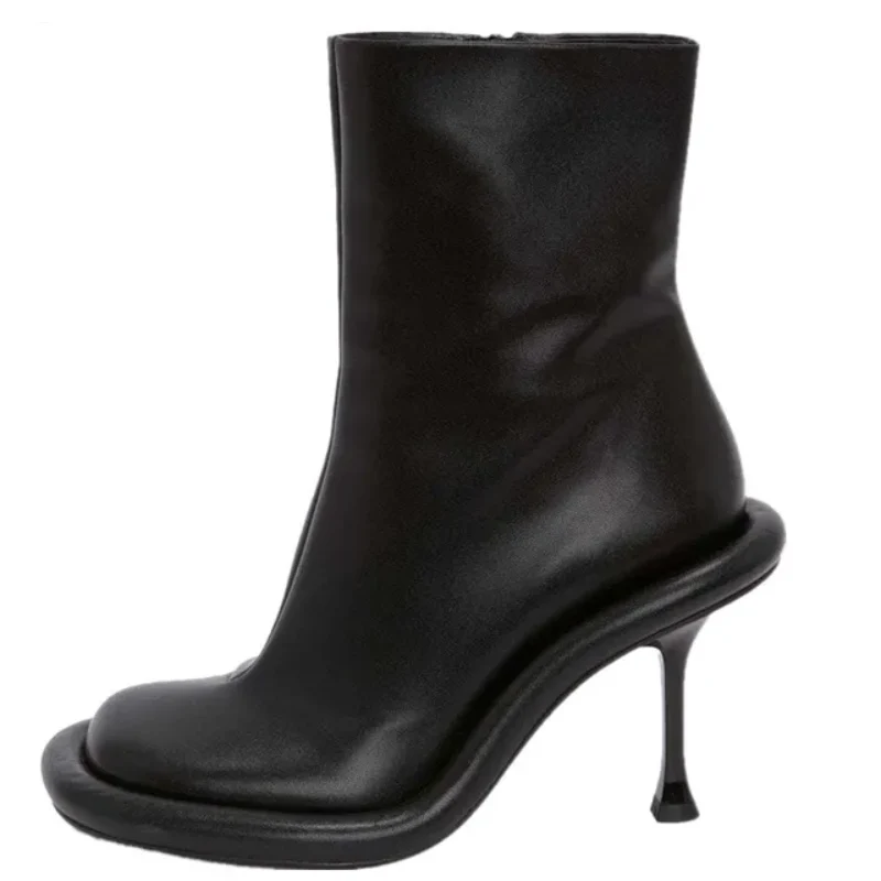 Lexa Round Zipper Heels - Image 2