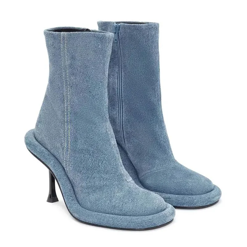 Lexa Round Zipper Heels - Image 6