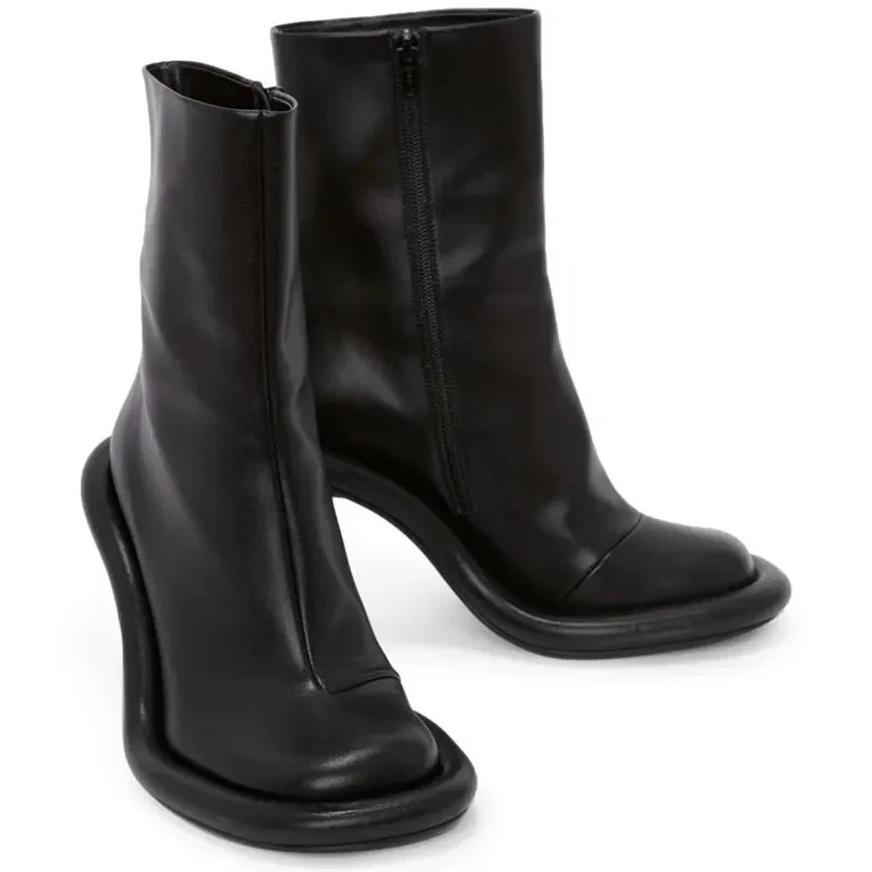 Lexa Round Zipper Heels - Image 7