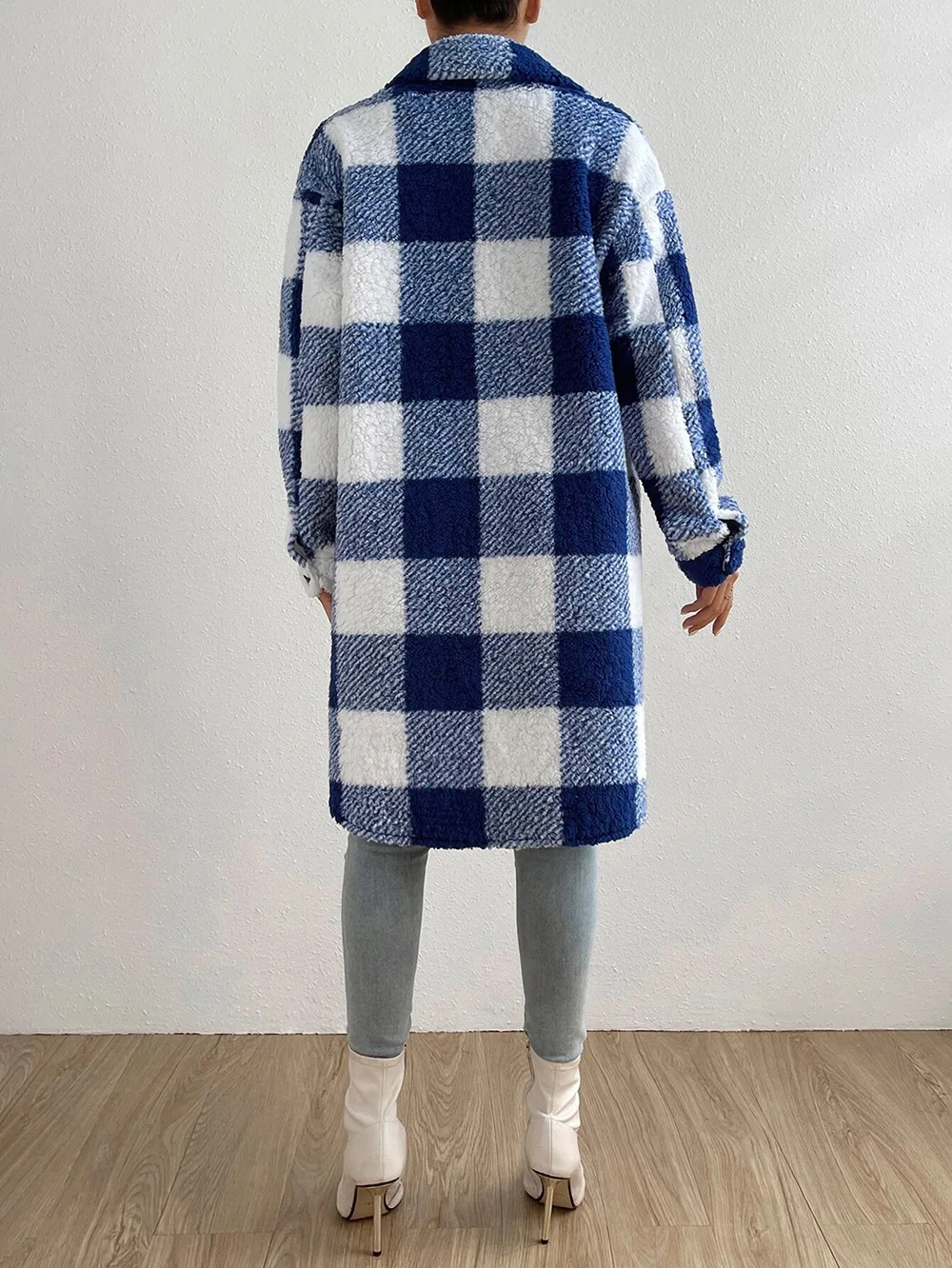 Lumia Checkered Coat - Image 5