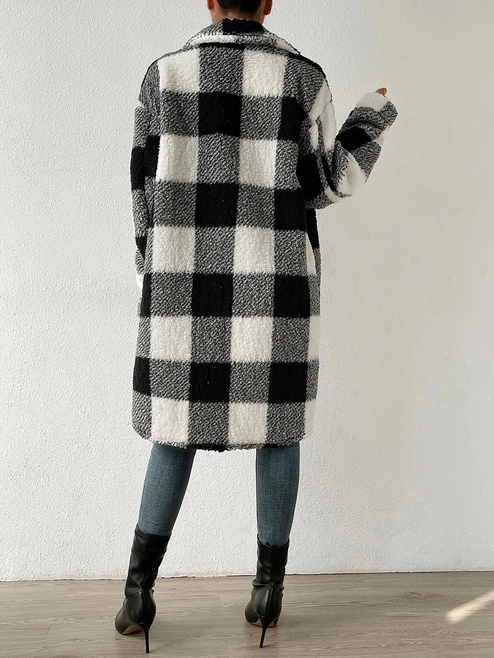 Lumia Checkered Coat - Image 6