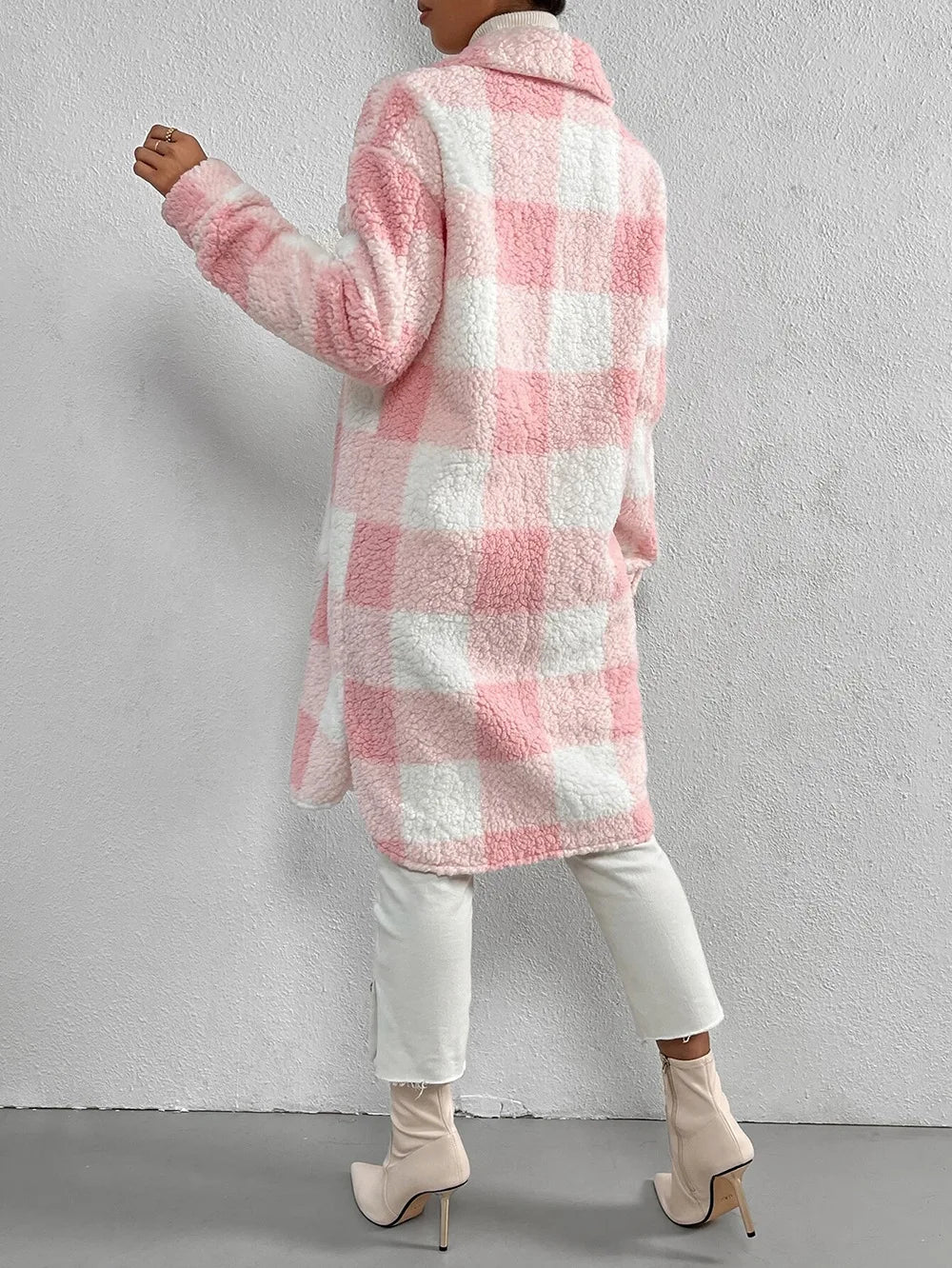 Lumia Checkered Coat - Image 7