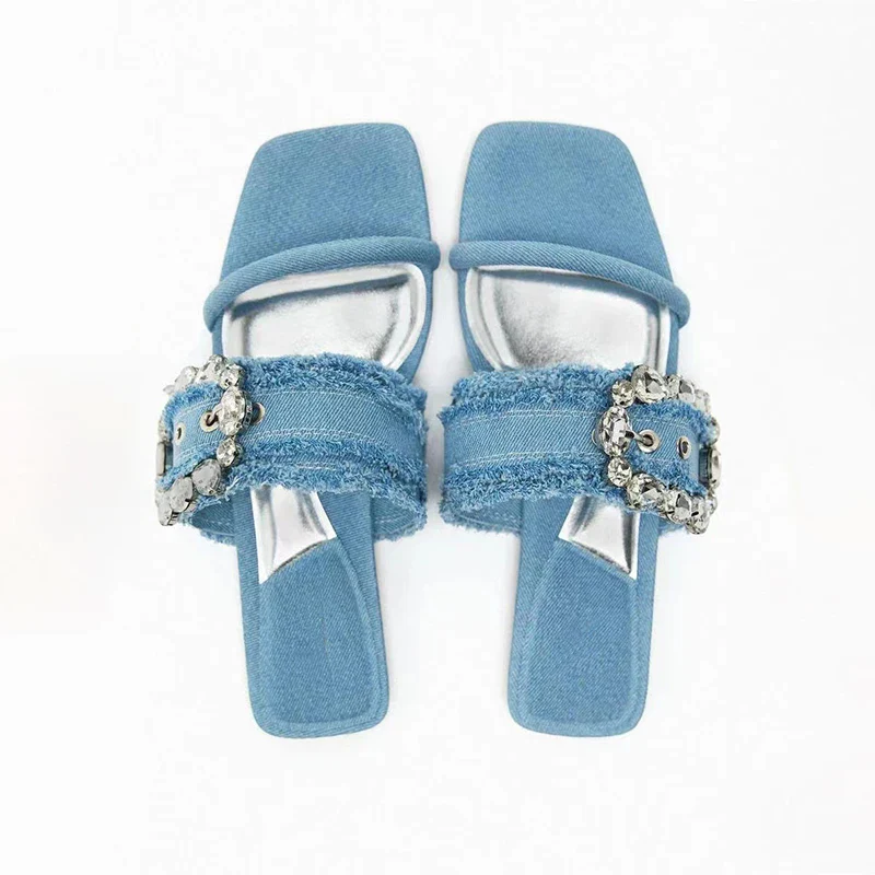 LuminaWalk Denim Slippers - Image 3
