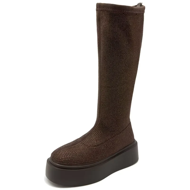 Lustrous Ember Long Boots - Image 2
