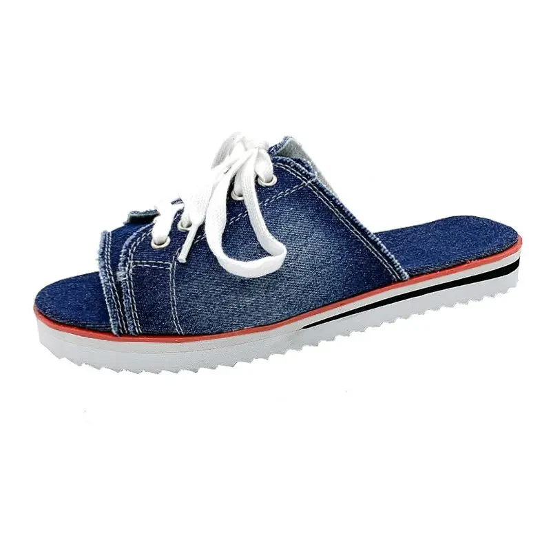 Mandinga Denim Tennis Slippers - Image 2