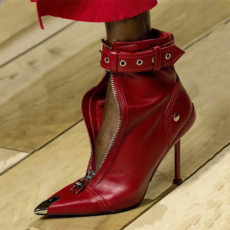 Manilla Zipper Heels - Image 10
