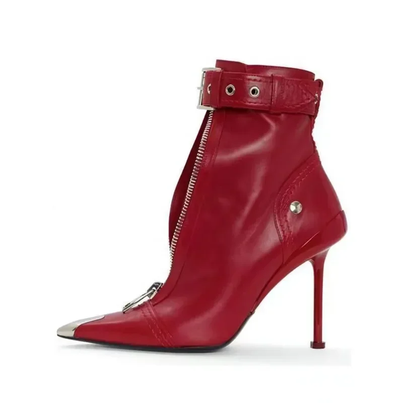 Manilla Zipper Heels - Image 2