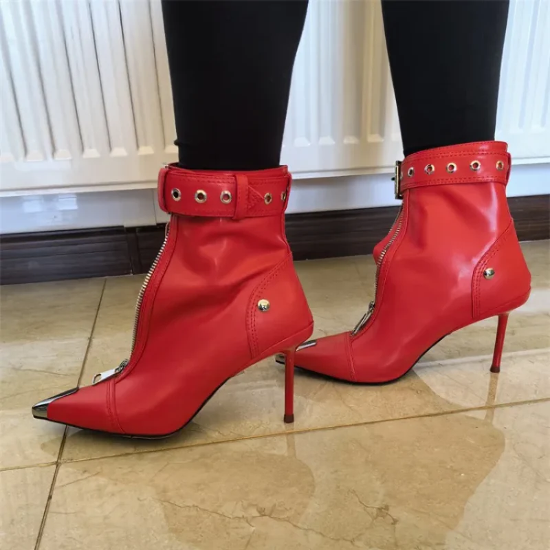 Manilla Zipper Heels - Image 5