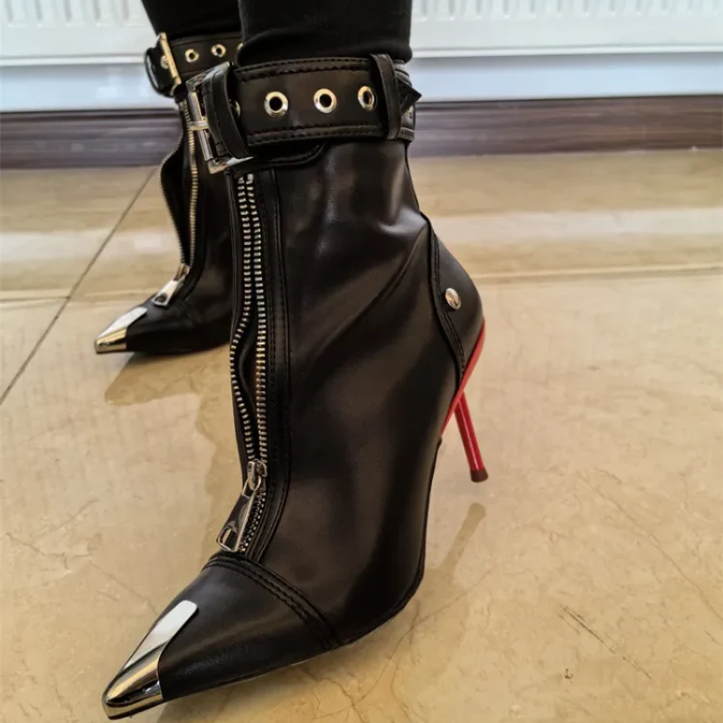 Manilla Zipper Heels - Image 6