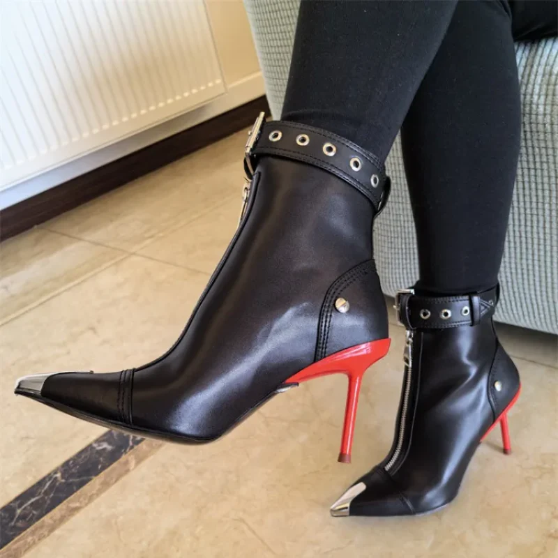 Manilla Zipper Heels - Image 9