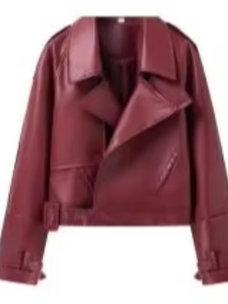 MatteCrimson Lace Coat - Image 4
