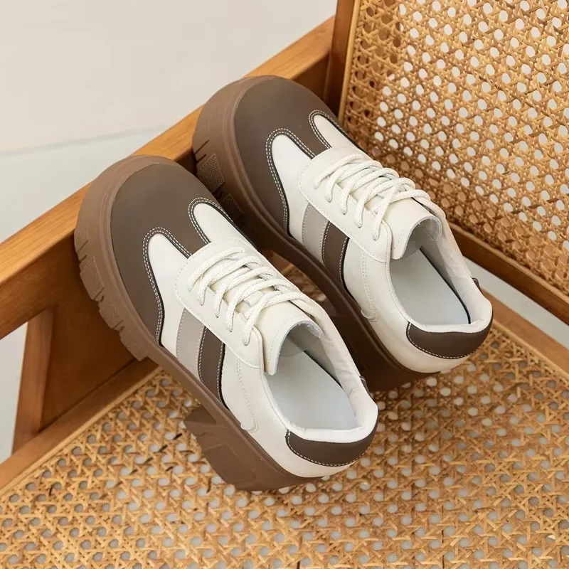 Mocha Lace-Up Booties - Image 4