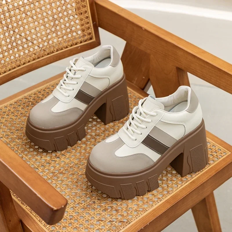 Mocha Lace-Up Booties - Image 6
