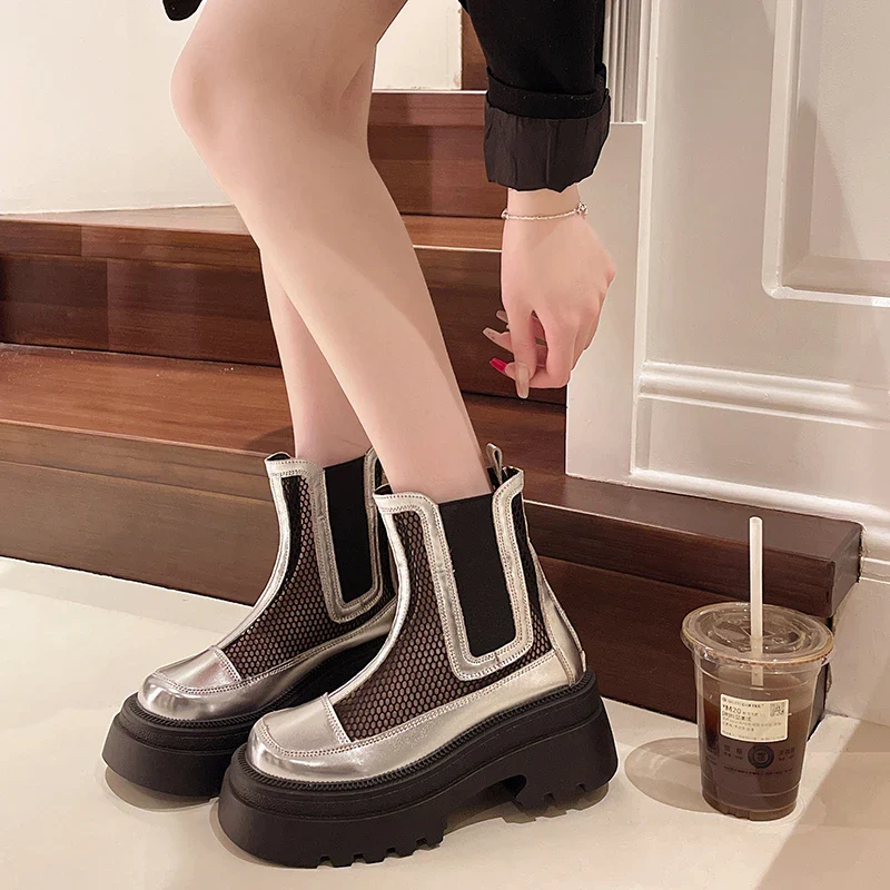Monroe Gauze Round Boots - Image 4