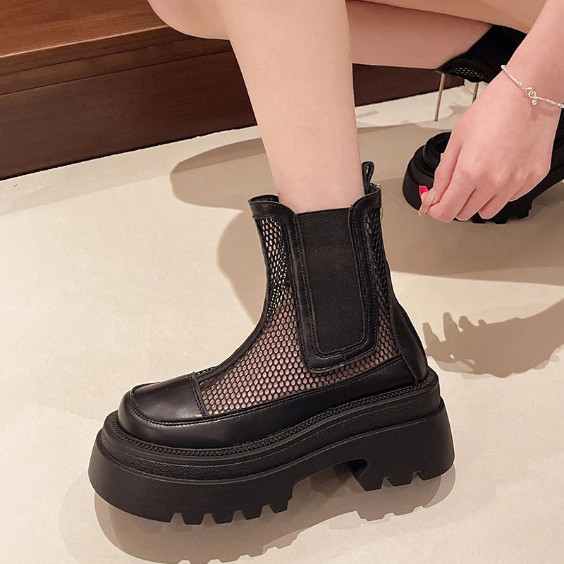 Monroe Gauze Round Boots - Image 5