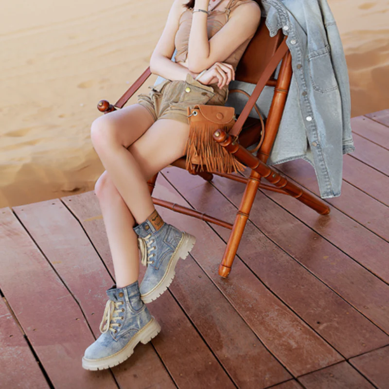 Nashville Denim Boots - Image 3
