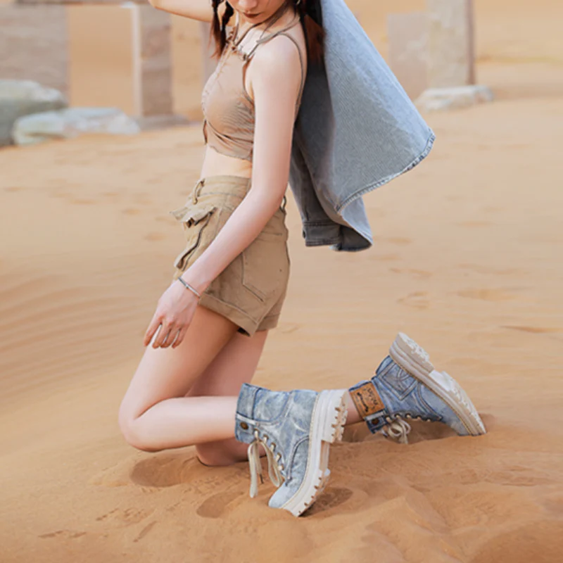 Nashville Denim Boots - Image 5