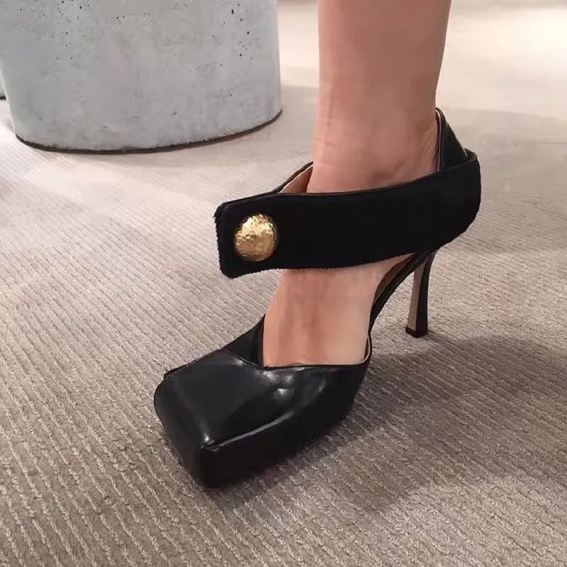 Noa Sexy Squared Heels - Image 2
