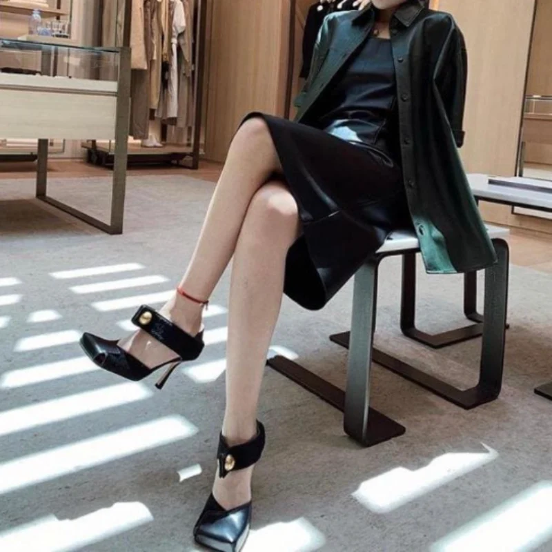 Noa Sexy Squared Heels - Image 6