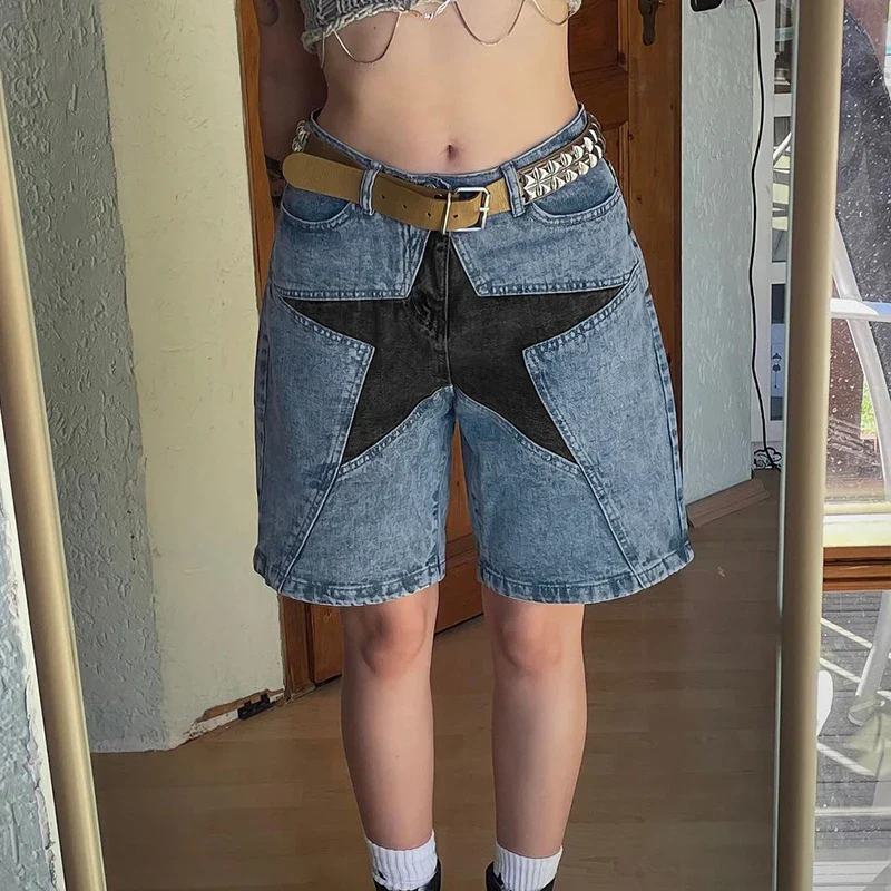 North Star Denim Shorts - Image 3
