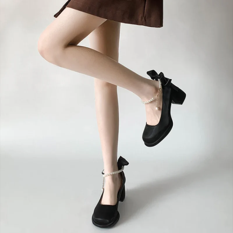 Olivia Ankle Strap Party Pumps - Image 5
