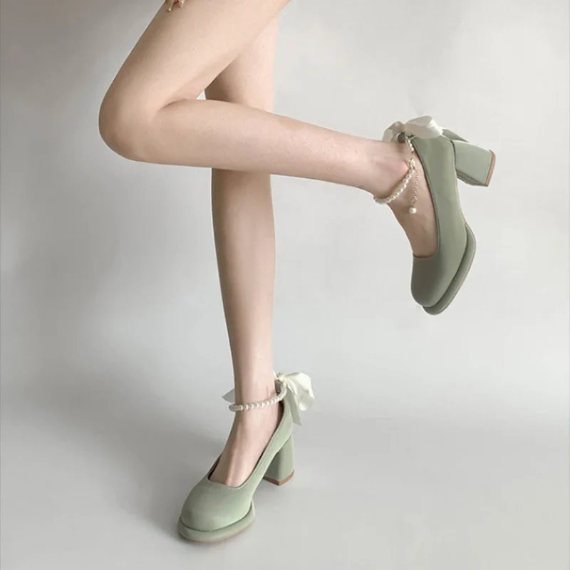 Olivia Ankle Strap Party Pumps - Image 6