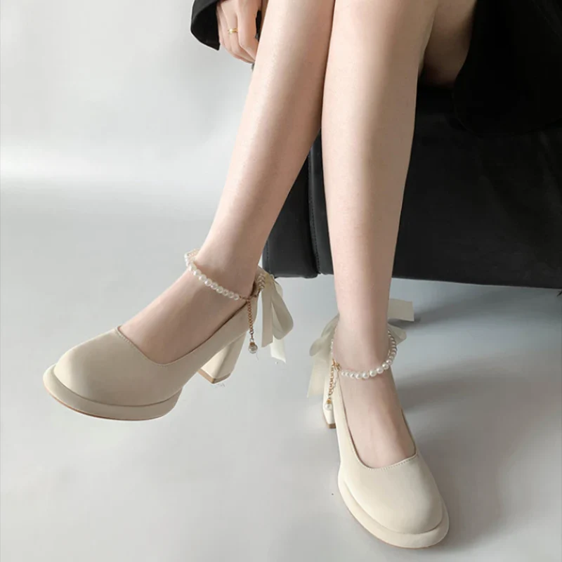 Olivia Ankle Strap Party Pumps - Image 7