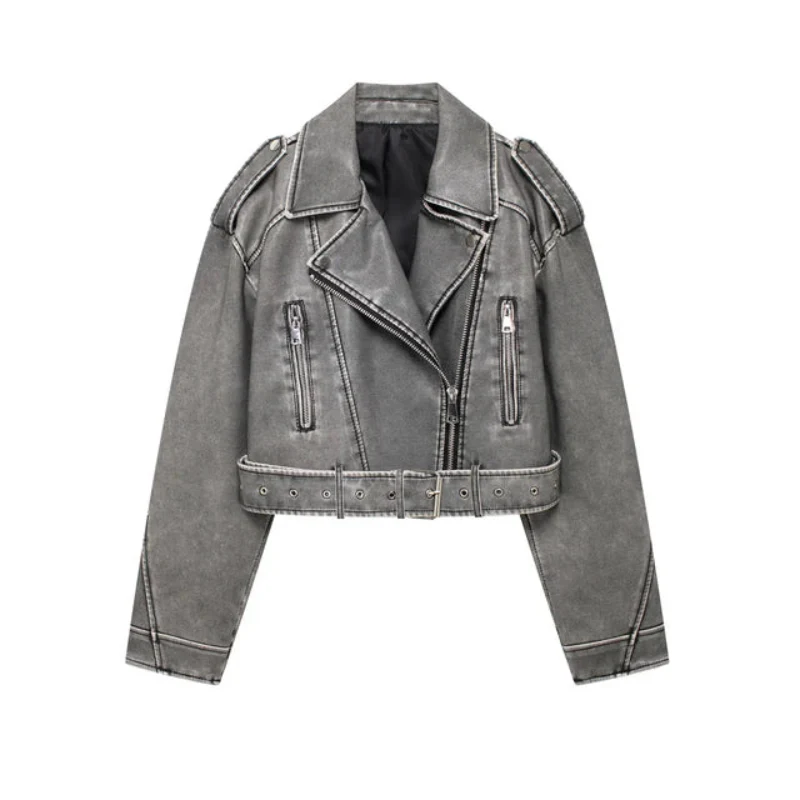 Onyx Street Faux Leather Jacket - Image 2