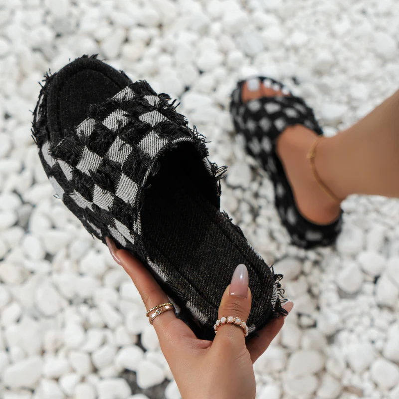 Panama Denim Sandals - Image 6