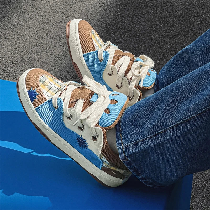 Patchy Casual Sneakers - Image 4