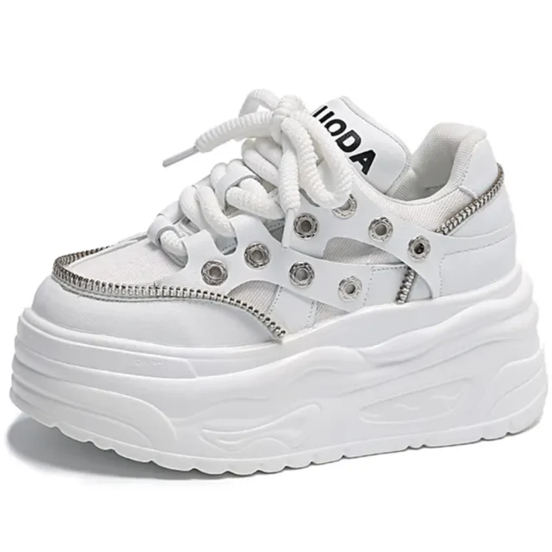 Zipper Platform Sneakers - Image 3