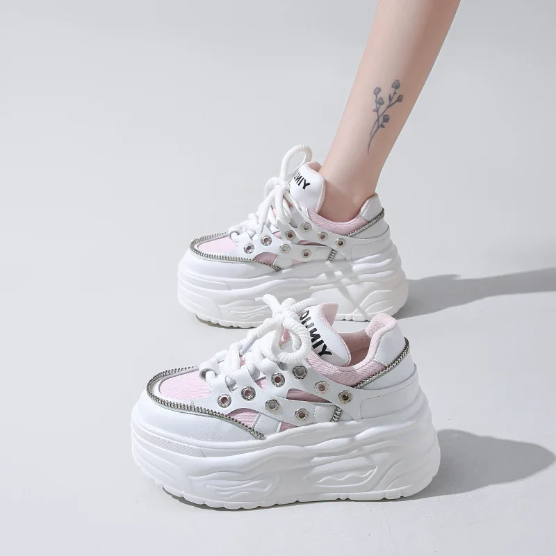Zipper Platform Sneakers - Image 5